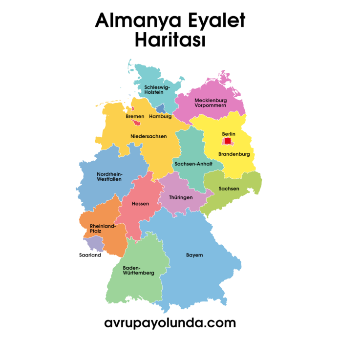 Almanya Eyalet Haritası