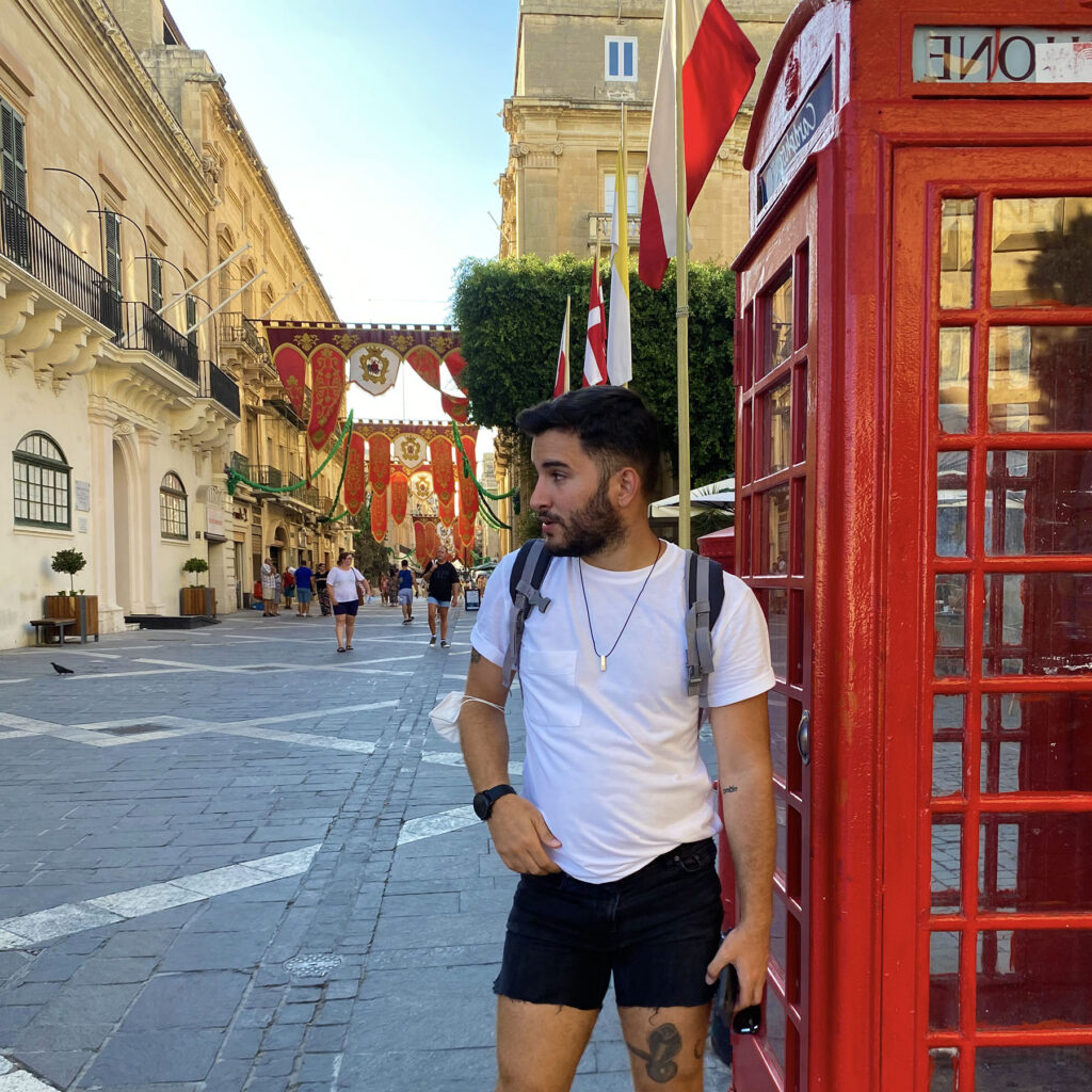 Müthiş sokak süslemeleriyle Valletta, Malta